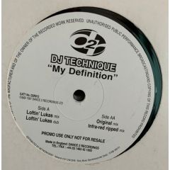 DJ Technique - DJ Technique - My Definition - Dance 2 Recordings