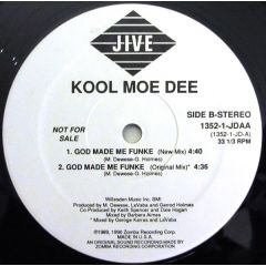 Kool Moe Dee - Kool Moe Dee - God Made Me Funke - Jive