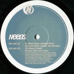 Needs - Needs - So Many Things - Needs Music