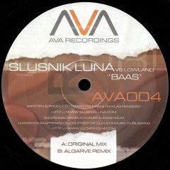 Slusnik Luna - Slusnik Luna - Baas - Ava Recordings