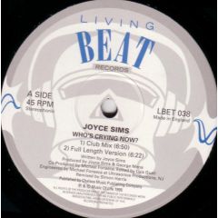 Joyce Sims - Joyce Sims - Who's Crying Now - Living Beat