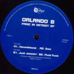 Orlando B - Orlando B - Panic In Detroit EP - Eastbound Recordings
