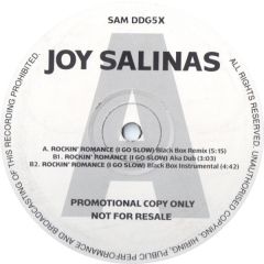 Joy Salinas - Joy Salinas - Rockin' Romance (I Go Slow) - (The Black Box Remixes) - Dead Dead Good