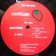 Paradox - Paradox - Heaven - Strawberry Records