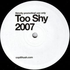Unknown Artist - Unknown Artist - Too Shy 2007 - Just For Fun Recordings