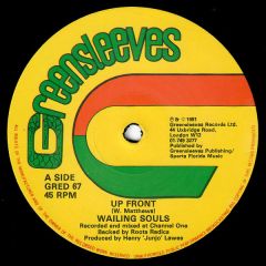 Wailing Souls - Wailing Souls - Up Front - Greensleeves