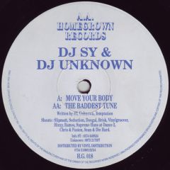 DJ Sy & Unknown - DJ Sy & Unknown - Move Your Body - Homegrown Records