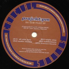 Projekt Pm - Projekt Pm - Da Ssm Filez EP - Crucial Sounds