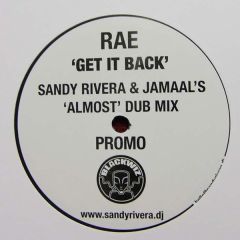 Rae / Sandy Rivera - Rae / Sandy Rivera - Get It Back / Balance - Blackwiz