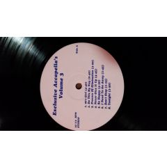 Various - Various - Exclusive Accapella's Volume 3 - Not On Label