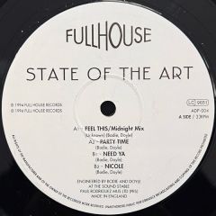 State Of The Art - State Of The Art - Feel This / Party Time - Full House Records
