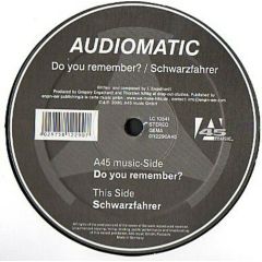 Audiomatic - Audiomatic - Do You Remember? - 45 Music