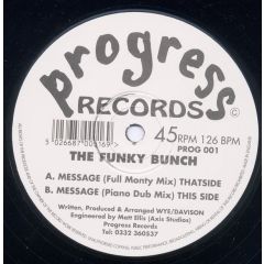 Funky Bunch - Funky Bunch - The Message - Progress
