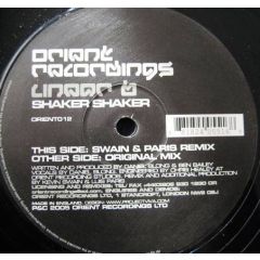 Linear B - Linear B - Shaker Shaker - Orient Recordings