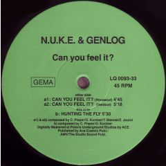 N.U.K.E. & Genlog - N.U.K.E. & Genlog - Can You Feel It? - Liquid Rec.