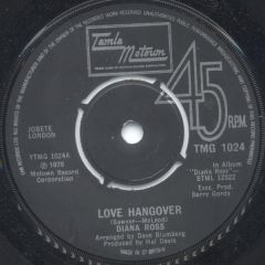 Diana Ross - Diana Ross - Love Hangover - Tamla Motown