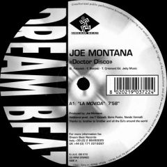 Joe Montana  - Joe Montana  - Doctor Disco / Junkie Chase - Dream Beat