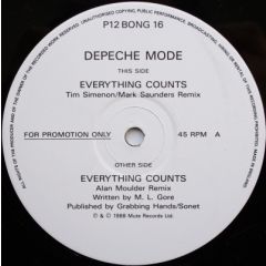 Depeche Mode - Depeche Mode - Everything Counts (Remix) - Mute