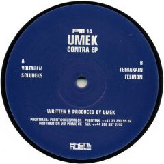 Umek - Umek - Contra EP - Phont Music