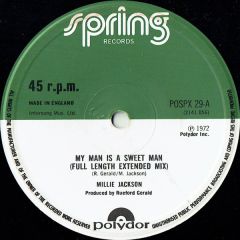 Millie Jackson - Millie Jackson - My Man Is A Sweet Man - Spring Records