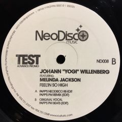 Johann "Yogi" Willenberg - Johann "Yogi" Willenberg - Feelin' So High - Neo Disco Music