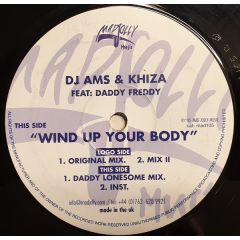 DJ Ams & Khiza Feat: Daddy Freddy - DJ Ams & Khiza Feat: Daddy Freddy - Wind Up Your Body - Madjolly Music