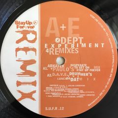 A + E Dept - A + E Dept - Experiment 4 (Remixes) - Stay Up Forever
