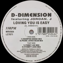 D-Dimension - D-Dimension - Loving You Is Easy - Vinyl Solution