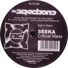 Seeka - Seeka - Critical Mass - Nu Directions