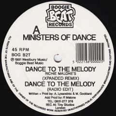 Ministers Of Dance - Ministers Of Dance - Dance To The Melody - Boogie Beat Records