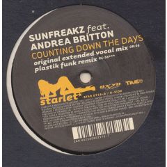 Sunfreakz Feat. Andrea Britton - Sunfreakz Feat. Andrea Britton - Counting Down The Days - Starlet