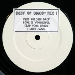 Unknown Artist - Best Of Disco-Tex 1 - Disco-Tex Records