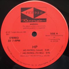 HP - HP - Ho Patrol - Tandem Records