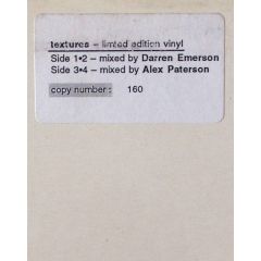 Darren Emerson & Alex Patterson - Darren Emerson & Alex Patterson - Textures Volume 1 - Volume