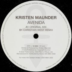 Kristen Maunder - Avenida - Steel Fish Records