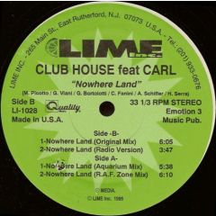 Club House Feat. Carl Fanini - Club House Feat. Carl Fanini - Nowhere Land - Lime Inc.