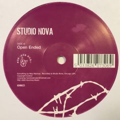 Studio Nova - Studio Nova - Open Ended - Honchos Music