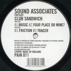Sound Associates Present - Sound Associates Present - Club Sandwich EP - Tortured