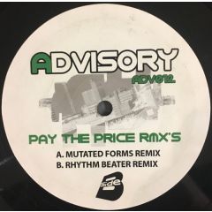 Sappo - Sappo - Pay The Price (Remixes) - Advisory