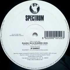 P.a.N.O. DJ & Claudio i.M.B. / Jp Energy - P.a.N.O. DJ & Claudio i.M.B. / Jp Energy - Neonlux / Equinox - Spectrum