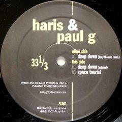 Haris & Paul G - Haris & Paul G - Deep Down - Filthy Gold 1