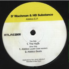 D'Wachman - D'Wachman - Atletico EP - Atlas Records