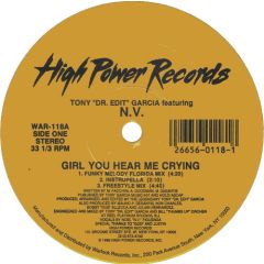Tony Garcia Ft Nv - Tony Garcia Ft Nv - Girl You Hear Me Crying - High Power