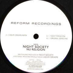 Night Society - Night Society - Nu Religion - Reform