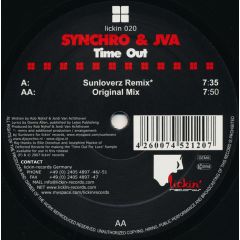 Synchro & Jva - Synchro & Jva - Time Out - Lickin Records