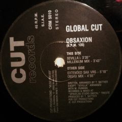 Global Cut - Global Cut - Obsaxion - Cut Records