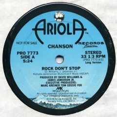 Chanson - Chanson - Rock Don't Stop - Ariola