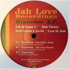 Zeb & Sasha C - Zeb & Sasha C - Hypnotizer EP - Jah Love Rec.