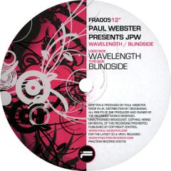 Paul Webster Presents Jpw - Paul Webster Presents Jpw - Wavelength - Fraction Records