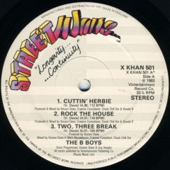 The B Boys - The B Boys - Cuttin Herbie / Rock The House - Streetwave